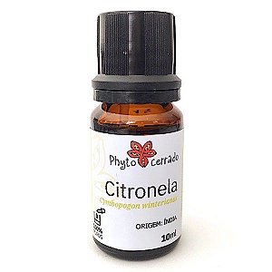 Óleo Essencial de Citronela 100% Puro e Natural - Phyto Cerrado