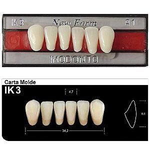 Dente New Form Anterior IK3 Inferior - Imodonto