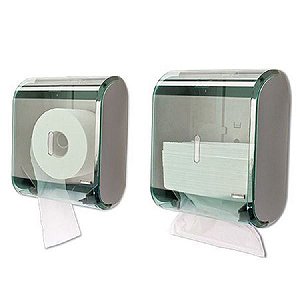 Dispenser Urban Múltiplo Glass para Papel Toalha ou Hig. Rolão - Premisse