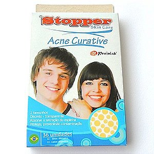 Curativo Hidrocolóide Stopper Acne Curative 36 Unidades - Proinlab