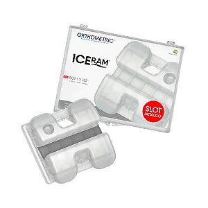 Bráquete Cerâmico Iceram Roth 0,022'' Slot de Metal 1 Caso - Orthometric