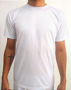 Camiseta gola redonda branca