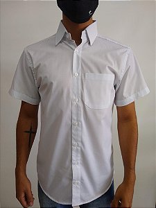 CAMISA MANGA CURTA BRANCA