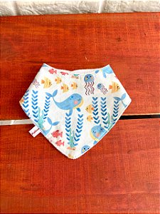 Babador Bandana - Fundo do Mar
