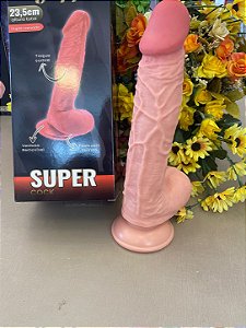 Pênis Dildo Realístico com Ventosa 18x4,5 cm