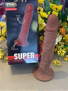 Pênis Dildo Realístico com Ventosa 21x3,5
