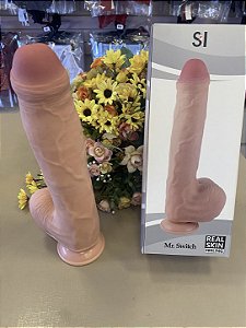 Pênis Dildo Realístico com Ventosa 26,5x5,5 cm