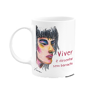Caneca 325ml - LaviArt - Viver é