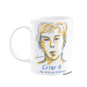 Caneca 325ml - LaviArt - Criar é