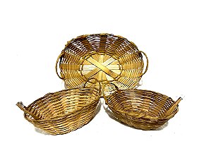 Cesta para Pão - Porta Pão - Pãozeira de Bambu