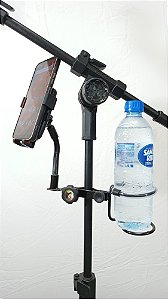 Suporte duplo de celular e liquido