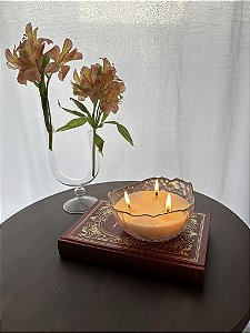 Vela Aromática em Bowl de Cristal