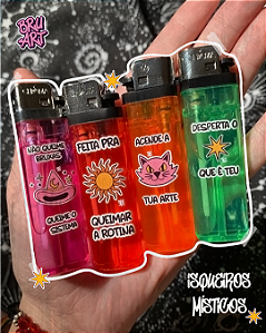Isqueiros Místicos Personalizados | Coleção Ilustrada Urbana