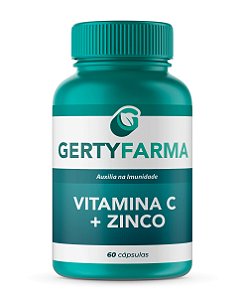 Vitamina C 500Mg + Zinco 5Mg - 60 Cápsulas