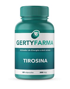 Tirosina 500Mg - 60 Cápsulas