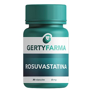 Rosuvastatina 5Mg - 30 Cápsulas