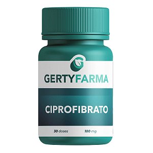 Ciprofibrato 100mg 30 Cápsulas