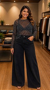Blusa de tule Plus Size/G1
