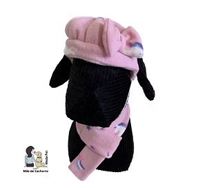 Conjunto Boina e cachecol