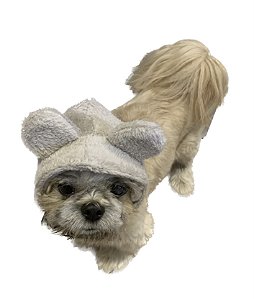 Touca ursinho de pelúcia