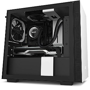 Gabinete NZXT H210, Branco, USB-C, Mini-ITX, Vidro lateral