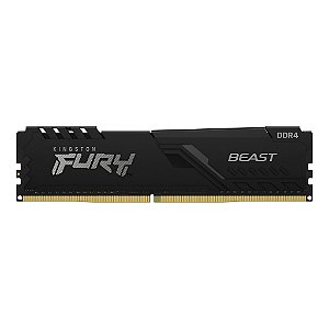 Memória Kingston Fury Beast, 32GB, 1x16GB, 2666MHz, DDR4