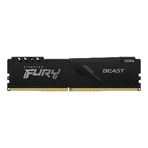 Memória Kingston Fury Beast, 16GB, 1x16GB, 2666MHz, DDR4