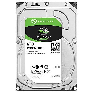 HD 3,5" SeaGate BarraCuda Compute, 6TB, 220MBs