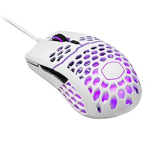Mouse com fio Cooler Master MM711 Branco Glossy, 16.000DPI
