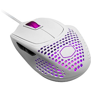 Mouse com fio Cooler Master MM720 Branco Matte, 16.000DPI