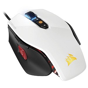 Mouse com fio Corsair M65 White RGB Elite, 18.000DPI, USB