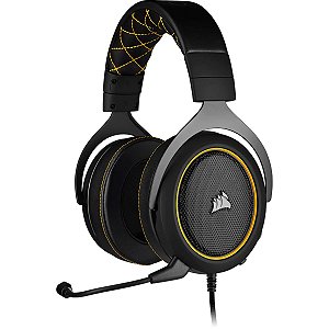 Headset Corsair HS60 Pro, Multiplataforma, Som 7.1 - Amarelo