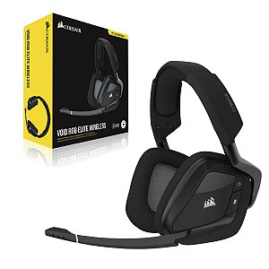 Headset Corsair Void Elite RGB, PC, Surround 7.1 - Carbono