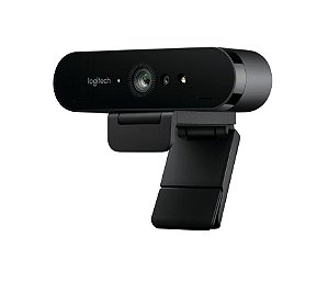 Webcam Logitech Brio 4K Pro HDR, com Microfone, 4K