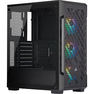 Gabinete Corsair 220T Airflow ARGB, Mid-Tower, Vidro