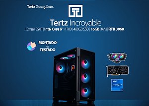 PC Gamer TERTZ Incroyable I, RTX3060, i7 11700, 480GB, 16GB