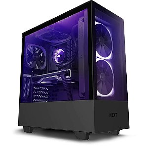 Gabinete NZXT H510 Elite, Preto, Mid-Tower, Painéis em vidro