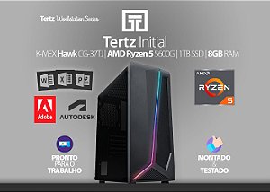 Workstation TERTZ Initial, AMD 5600G, 1TB SSD, 8GB RAM