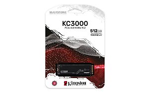 SSD M.2 Kingston KC3000 Gen4, 512GB, PCIe 4, 7000MBs