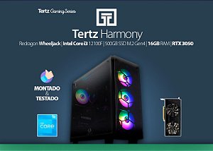 PC Gamer TERTZ Harmony, RTX 3050, i3 12100F, 500GB, 16GB RAM
