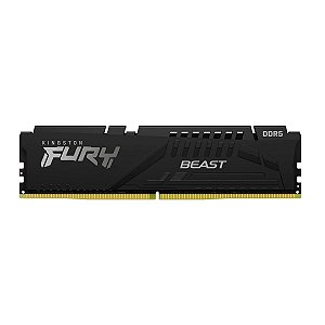 Memória Kingston Fury Beast, 16GB, 1x16GB, 4800MHz, DDR5