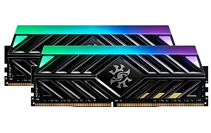 Memória XPG Spectrix D41 RGB, 16GB, 1x16GB, 3200MHz, DDR4