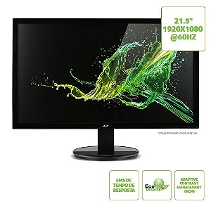Monitor Acer K222HQL, 21.5", FHD, 60Hz, 5ms, NTSC