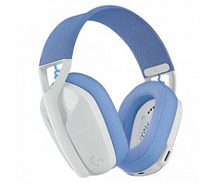 Headset Logitech G435 Wireless, Multiplataforma, Som 7.1, USB - Branco