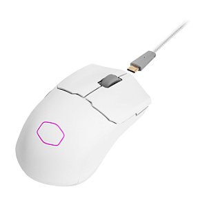 Mouse sem fio Cooler Master MM712 RGB, 19.000DPI - Branco