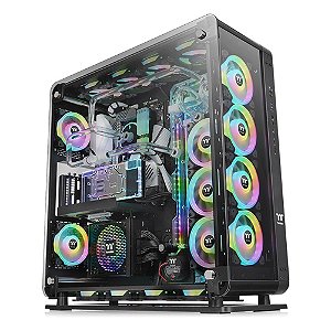 Gabinete Thermaltake Core P8 TG, Preto, Full-Tower, Vidro temperado