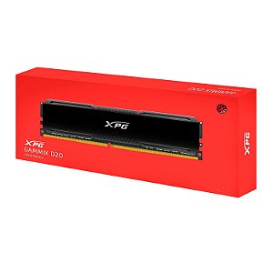 Memória XPG Gammix D20, 32GB, 1x32GB, 3200MHz, DDR4 - Preto