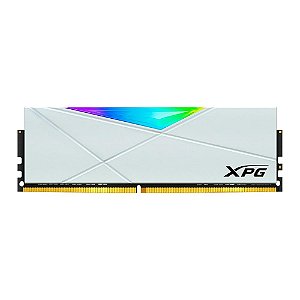 Memória XPG Spectrix D50 RGB, 16GB, 1x16GB, 3600MHz, DDR4 - Branco