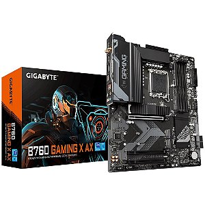 Placa Mãe Gigabyte B760 GAMING X AX, WiFi, DDR5, ATX, LGA1700