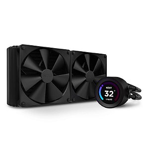 Water Cooler NZXT Kraken Elite 280, com display LCD, fans pretas, 280mm